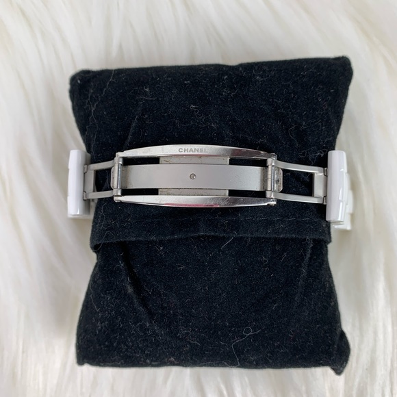 Chanel White Mother Of Pearl/ Diamond Watch J12 - Picture 7 of 9